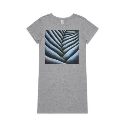 Blue Fronde 2 - Womens - Womens Mika Organic Short Sleeved Dress Thumbnail