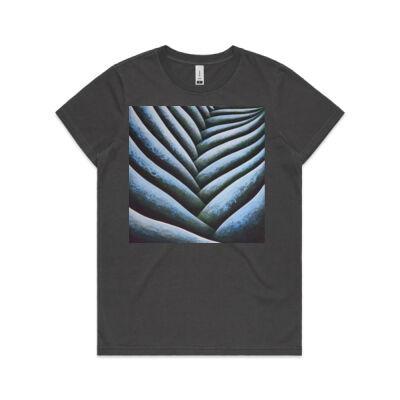 Blue Fronde 2 - Womens - Womens Faded Tee Thumbnail