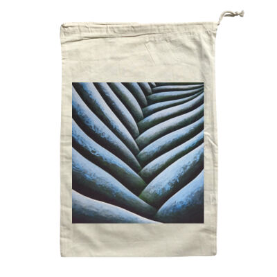 Blue Fronde 2 - Homeware - Large Calico Bag Thumbnail