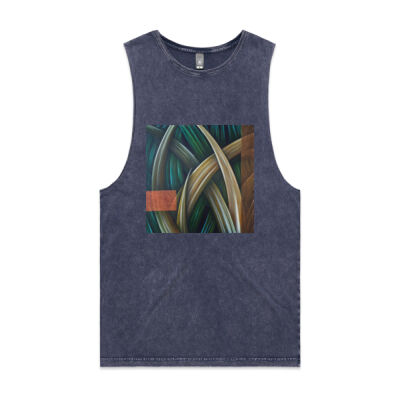 Dark Forest 1 - Mens - Unisex Stone Wash Barnard Tank Thumbnail