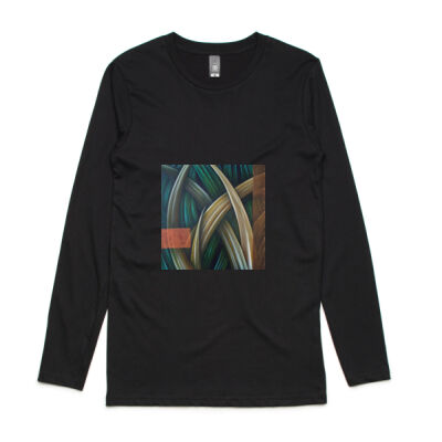Dark Forest 1 - Mens - Mens Ink Longsleeve Tee Thumbnail