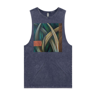 Dark Forest 1 - Womens - Unisex Stone Wash Barnard Tank Thumbnail