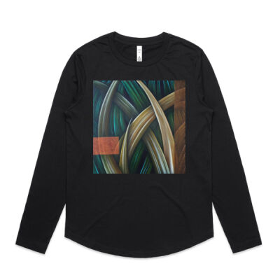 Dark Forest 1 - Womens - Womens Curve Longsleeve Tee Thumbnail