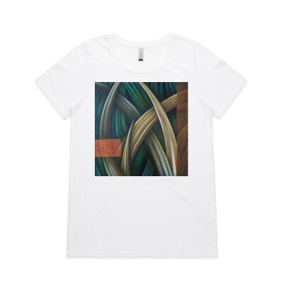 Dark Forest 1 - Womens - Womens Shallow Scoop Tee Thumbnail