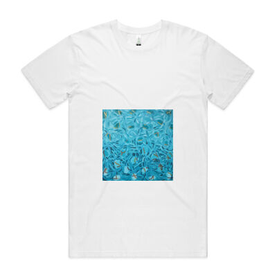 Blue Landscape - Mens - Mens Staple Organic Tee Thumbnail