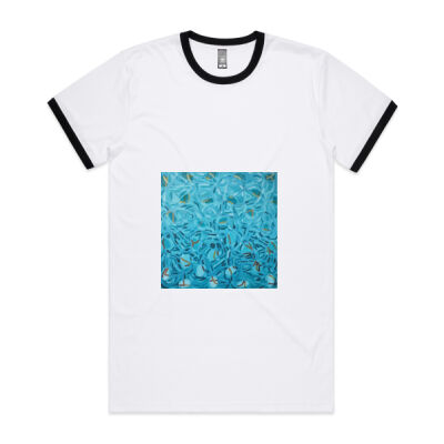 Blue Landscape - Mens - Mens Ringer Tee Thumbnail