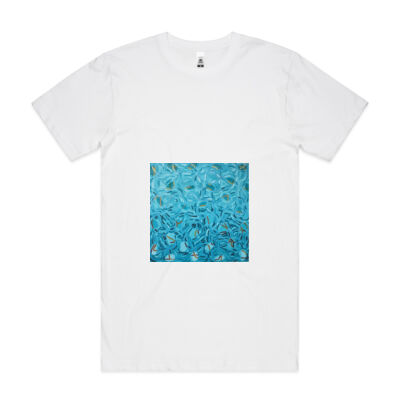 Blue Landscape - Mens - Mens Block T shirt Thumbnail