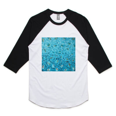 Blue Landscape - Womens - Unisex Raglan Tee Thumbnail