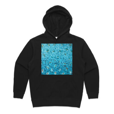 Blue Landscape - Womens - Womens Premium Hood Thumbnail