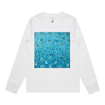 Blue Landscape - Womens - Womens Dice Longsleeve Tee Thumbnail