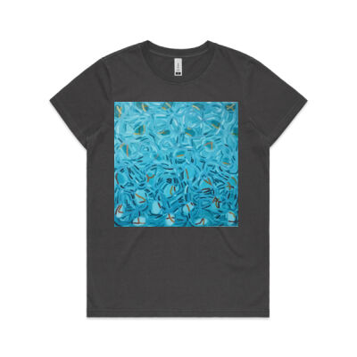 Blue Landscape - Womens - Womens Faded Tee Thumbnail