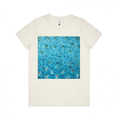 Blue Landscape - Womens - Womens Maple Organic Tee Thumbnail