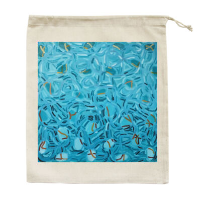 Blue Landscape - Homeware - Medium Calico Bag Thumbnail