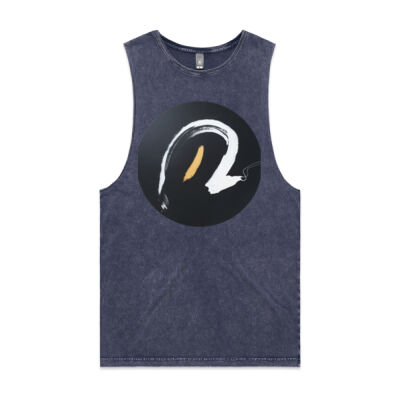 Black Gold White 1 - Mens - Unisex Stone Wash Barnard Tank Thumbnail