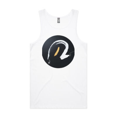 Black Gold White 1 - Mens - Mens Lowdown Singlet Thumbnail