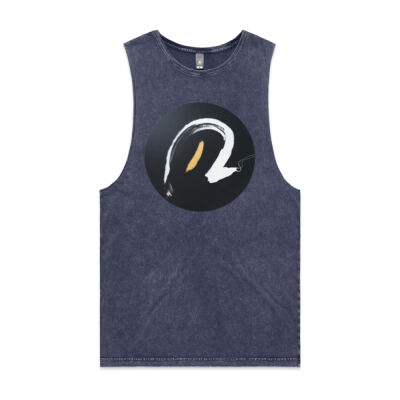 Black Gold White 1 - Womens - Unisex Stone Wash Barnard Tank Thumbnail