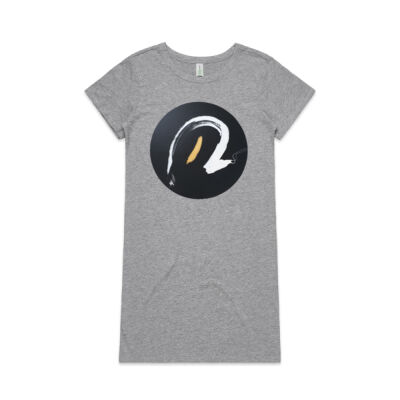 Black Gold White 1 - Womens - Womens Mika Organic Short Sleeved Dress Thumbnail