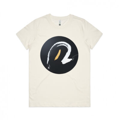 Black Gold White 1 - Womens - Womens Maple Organic Tee Thumbnail