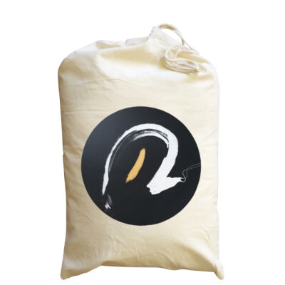 Black Gold White 1 - Homeware - Medium Calico Santa Sack Thumbnail