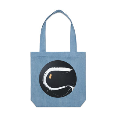 Black Gold White 2 - Homeware - Denim Carrie Tote Thumbnail