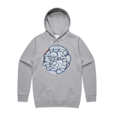 White Globe - Mens - Unisex Stencil Hoodie Thumbnail
