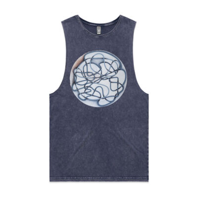 White Globe - Mens - Unisex Stone Wash Barnard Tank Thumbnail