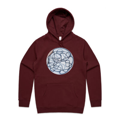 White Globe - Womens - Unisex Stencil Hoodie Thumbnail