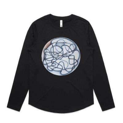 White Globe - Womens - Womens Curve Longsleeve Tee Thumbnail