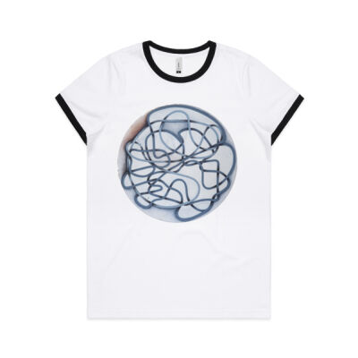White Globe - Womens - Womens Ringer Tee Thumbnail