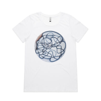 White Globe - Womens - Womens Shallow Scoop Tee Thumbnail