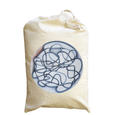 White Globe - Homeware - Medium Calico Santa Sack Thumbnail