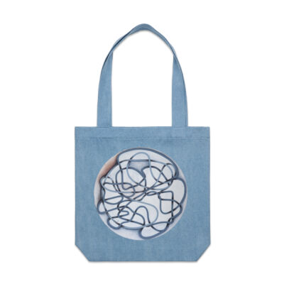 White Globe - Homeware - Denim Carrie Tote Thumbnail