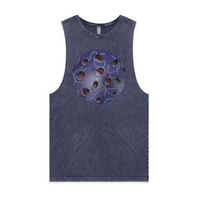 Purple Globe - Mens - Unisex Stone Wash Barnard Tank Thumbnail