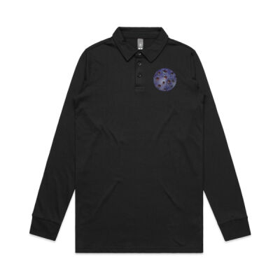Purple Globe - Mens - Mens Chad Longsleeve Polo Thumbnail