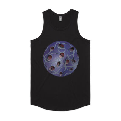 Purple Globe - Mens - Mens Authentic Singlet Thumbnail