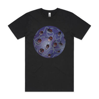 Purple Globe - Mens - Mens Block T shirt Thumbnail