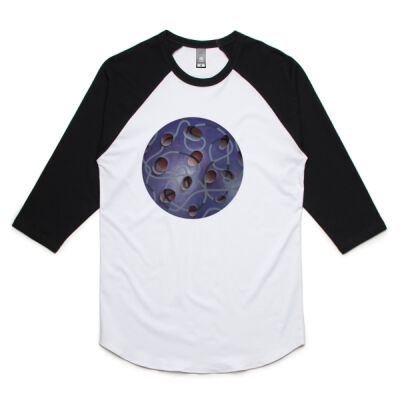 Purple Globe - Womens - Unisex Raglan Tee Thumbnail