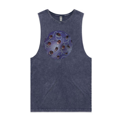 Purple Globe - Womens - Unisex Stone Wash Barnard Tank Thumbnail
