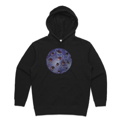 Purple Globe - Womens - Womens Premium Hood Thumbnail