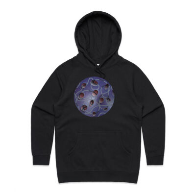 Purple Globe - Womens - Womens Supply Hood Thumbnail