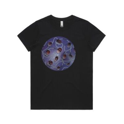 Purple Globe - Womens - Womens Maple Organic Tee Thumbnail