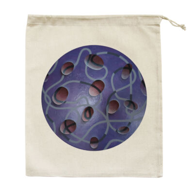 Purple Globe - Homeware - Medium Calico Bag Thumbnail