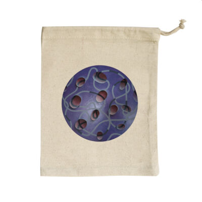 Purple Globe - Homeware - Small Calico Bag Thumbnail