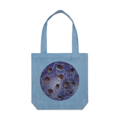 Purple Globe - Homeware - Denim Carrie Tote Thumbnail