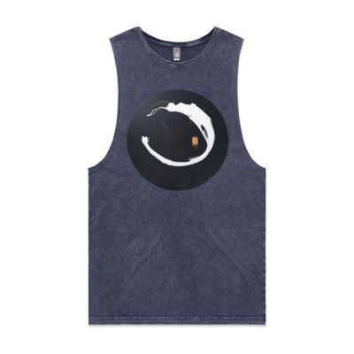 Black Gold White 3 - Mens - Unisex Stone Wash Barnard Tank Thumbnail