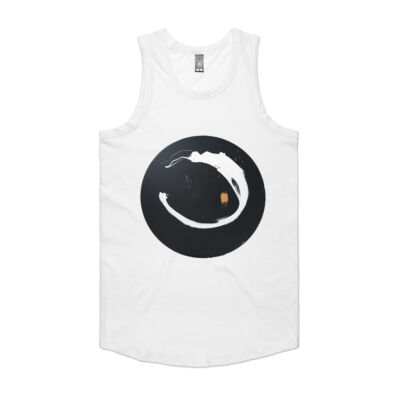 Black Gold White 3 - Mens - Mens Authentic Singlet Thumbnail