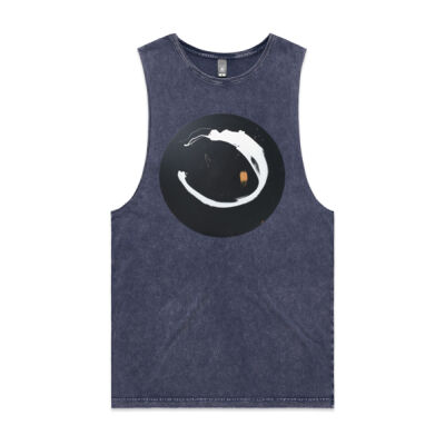Black Gold White 3 - Womens - Unisex Stone Wash Barnard Tank Thumbnail