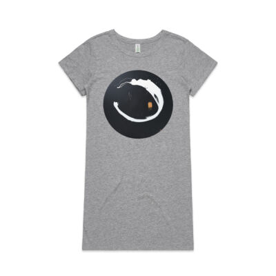 Black Gold White 3 - Womens - Womens Mika Organic Short Sleeved Dress Thumbnail