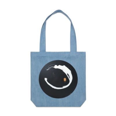 Black Gold White 3 - Homeware - Denim Carrie Tote Thumbnail