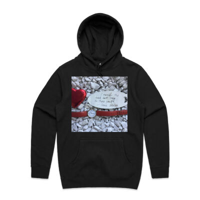 Irene mended these pants - Mens - Unisex Stencil Hoodie Thumbnail